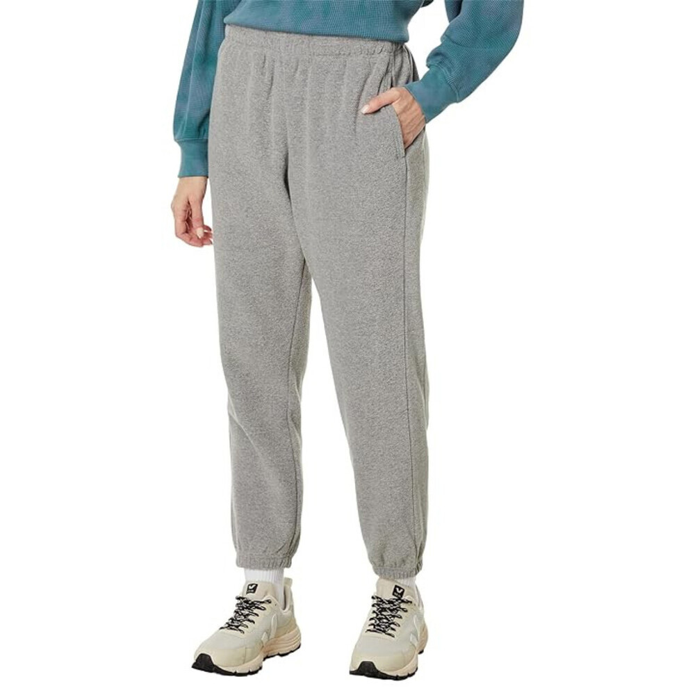 Toad&Co Whitney Sweatpants Women's Medium Heather Gray Terry Tapered Leg RED703